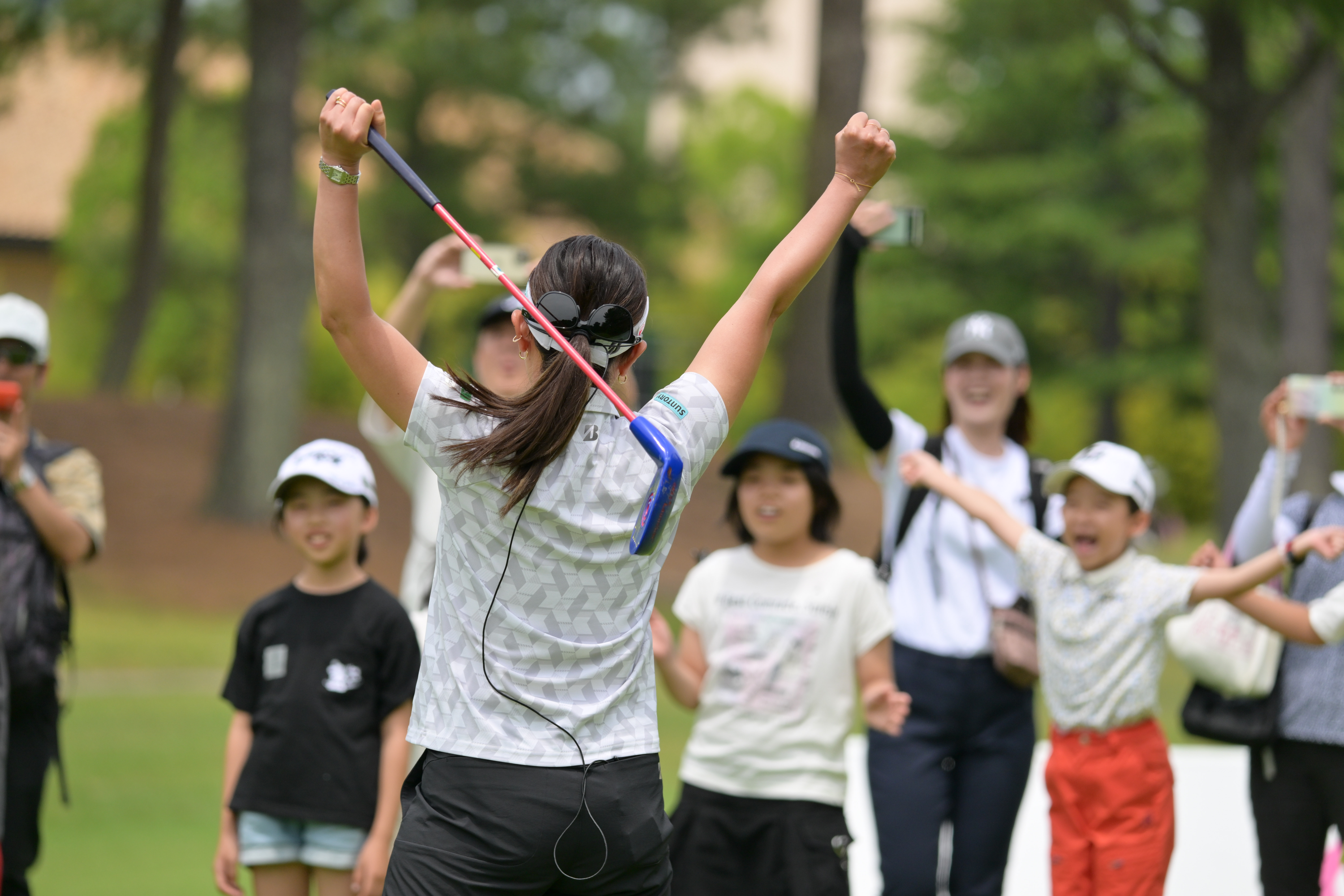 ジュニアゴルフ体験会の様子