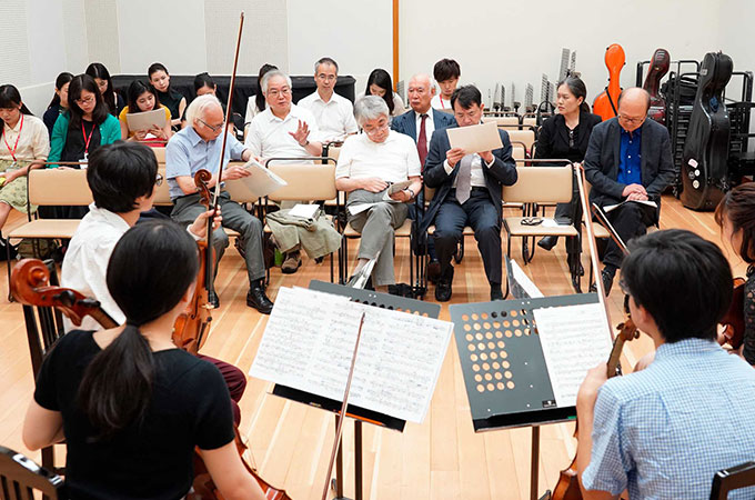 室内楽アカデミーワークショップの様子