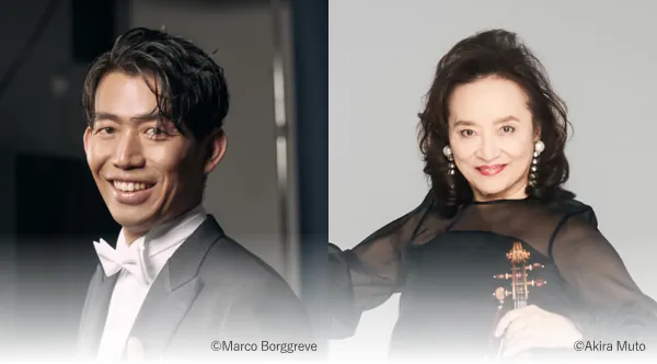 指揮：角田鋼亮、ヴァイオリン：前橋汀子 イメージ