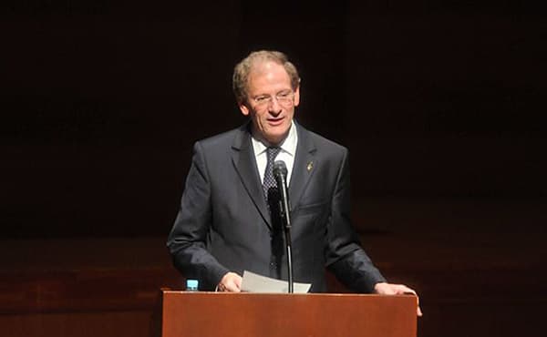 ヘルスベルク楽団長によるレクチャーの様子