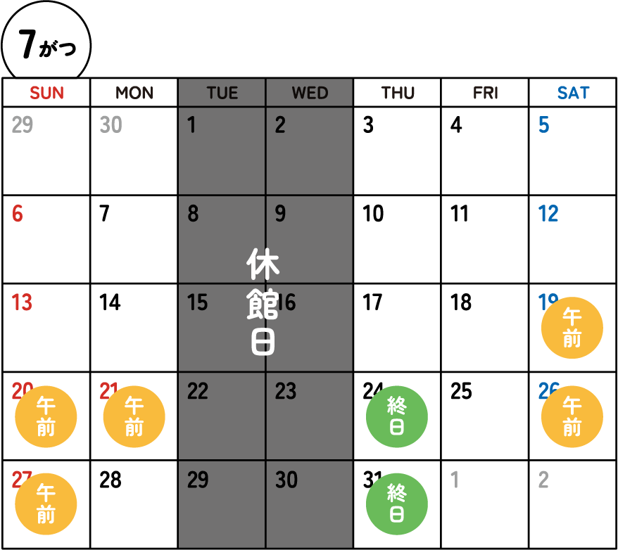 7がつ