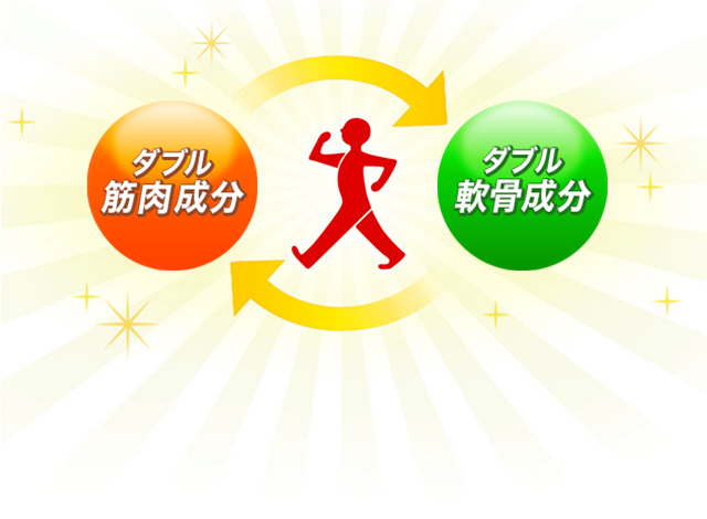 ダブル筋肉成分 ダブル軟骨成分