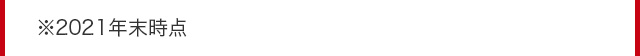 ※2021年末時点
