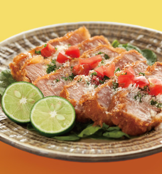 肩ロース肉のカツレツ風