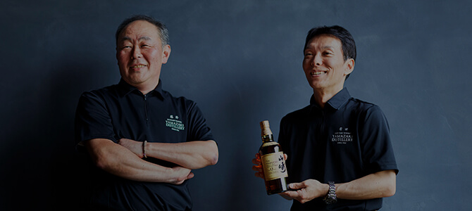 藤井元工場長と有田工場長の画像