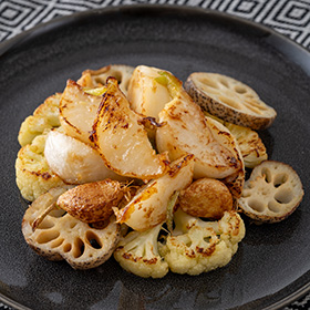 カブのロースト　ナンプラーオリーブオイル焼き