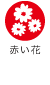 赤い花