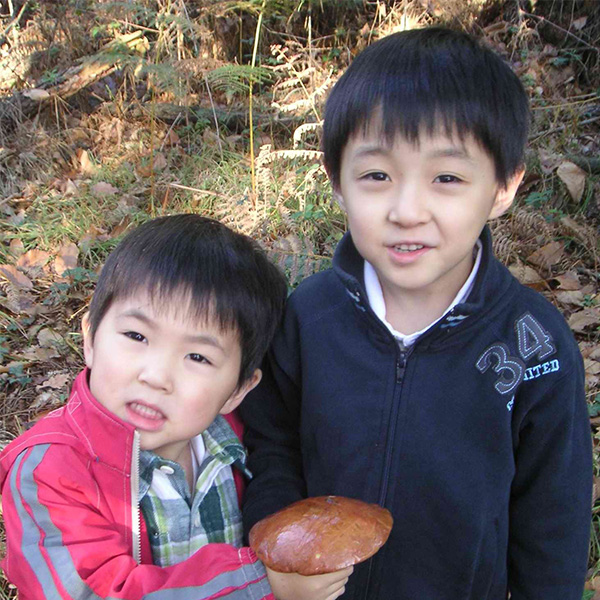 子供たちも自分で見つけて大喜びでした