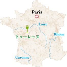 地図（トゥーレーヌの位置）