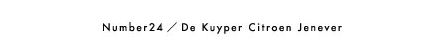 Number24/De Kuyper Citroen Jenever