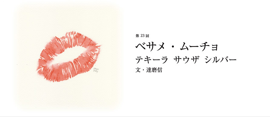 第23回 ベサメ・ムーチョ テキーラ サウザ シルバー 文・達磨信