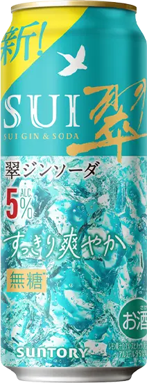 製品画像：翠ジンソーダ〈すっきり爽やか〉 500ml